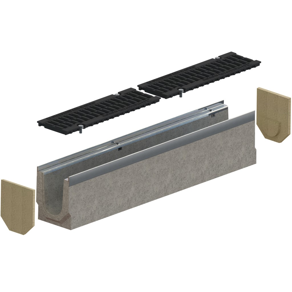 Комплет олука ФБ ПРО ЛН100 Хект.[230/225] ивице ОЗ роштиљ ФОНТА Д400 1000к160к230 (040071334/230-225)