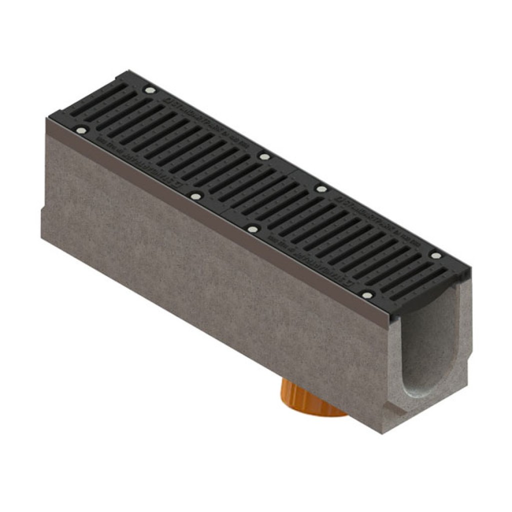 Комплет олука ФБ МЕГА ЛН160 Хект.210 ивица ОЗ роштиљ ФОНТА Е600 вертикални излаз ДН160 1000к245к210 (0434009)