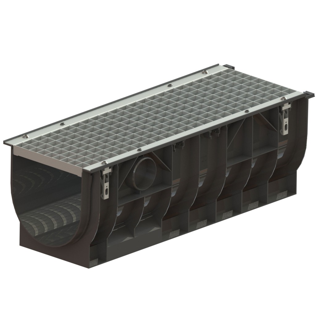 Комплет олука ПП БАСЕ ЛН300 Хект.354 грилл ОЗ решетка А15 1000к385к354 (087001)