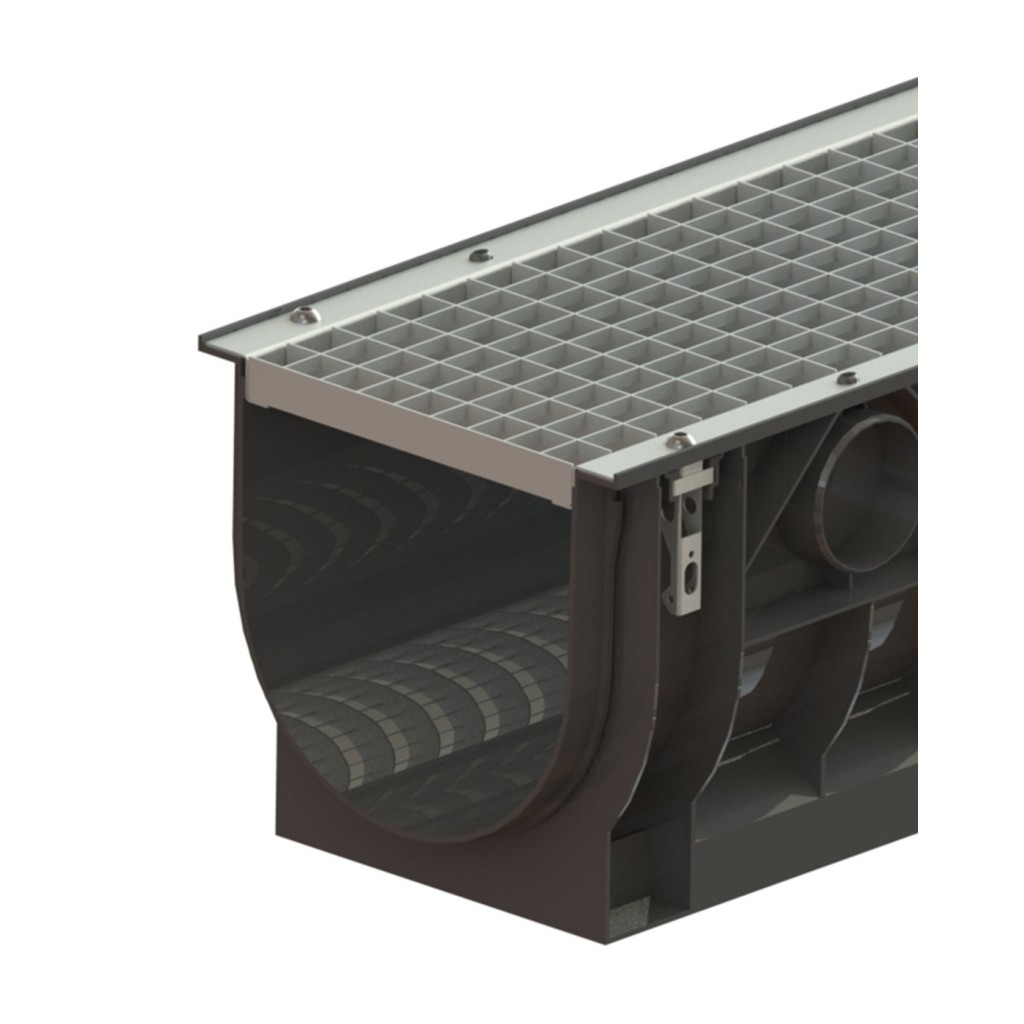 Комплет олука ПП БАСЕ ЛН300 Хект.354 грилл ОЗ решетка А15 1000к385к354 (087001)