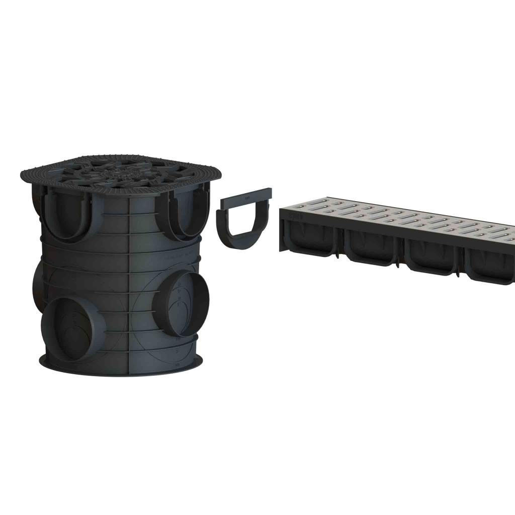 Комплет олука ПП ЕАСИ 2 ЛН100 Хект.70 роштиљ ОЗ А15 1000к125к70 (0881011)