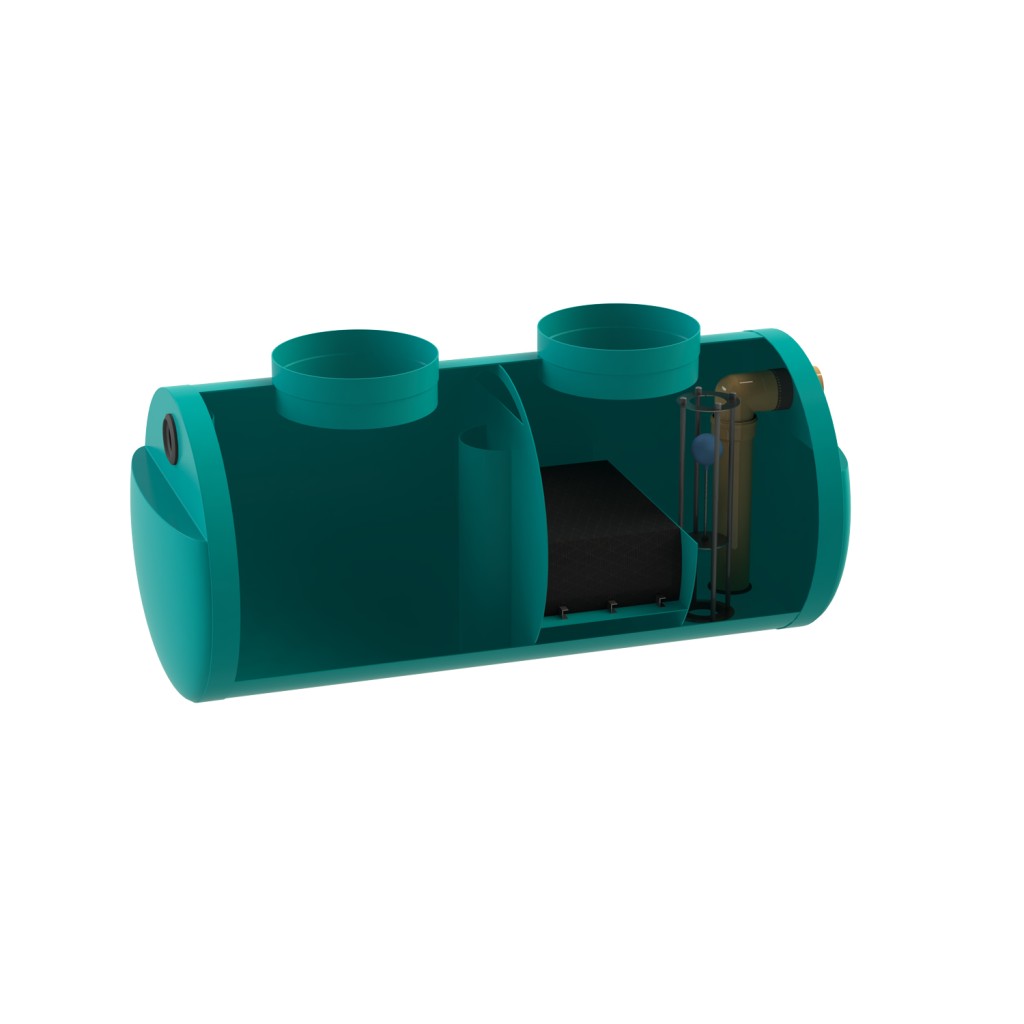 Хоризонтални сепаратор угљоводоника ГРП ОилБасе ОБХ1-75ЛС Д.1800 Л.7500 Воил=3.75мц; Втн=7,5мц ИН/ОУТØ315 (СХОБХ1-75ЛС)