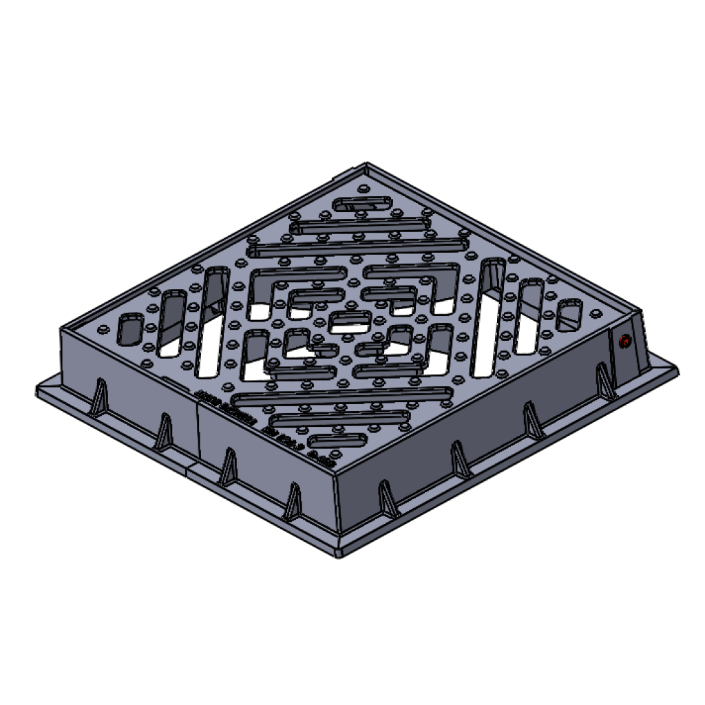 ЛИВЕНИ роштиљ УРБАН квадрат ЕУРОПЕ Дект.472Кс472, ПЛ 372к372 Д400 (Ф0017)