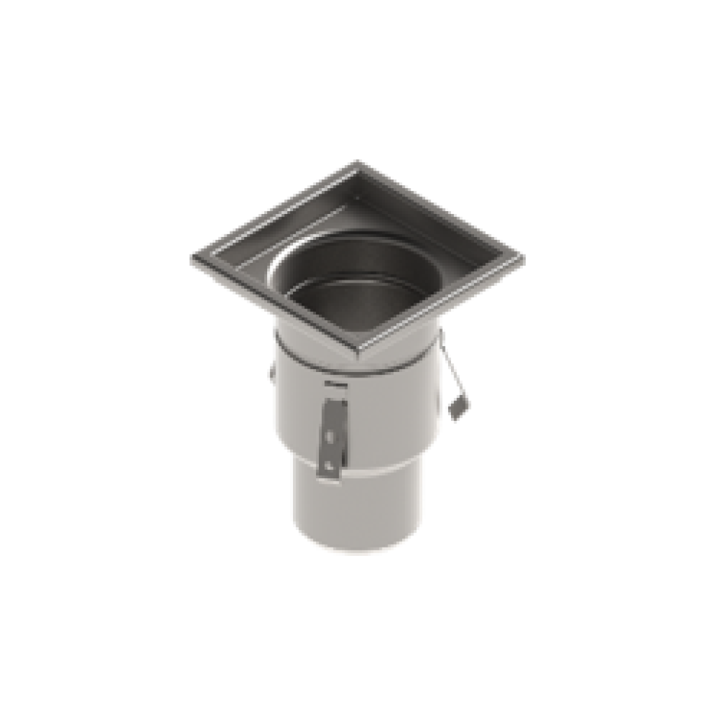 ИНОКС сифон 200к200 са поклопцем отвора вертикални излаз ДН110 Р50 200к200к278 (0521.10.11.2)