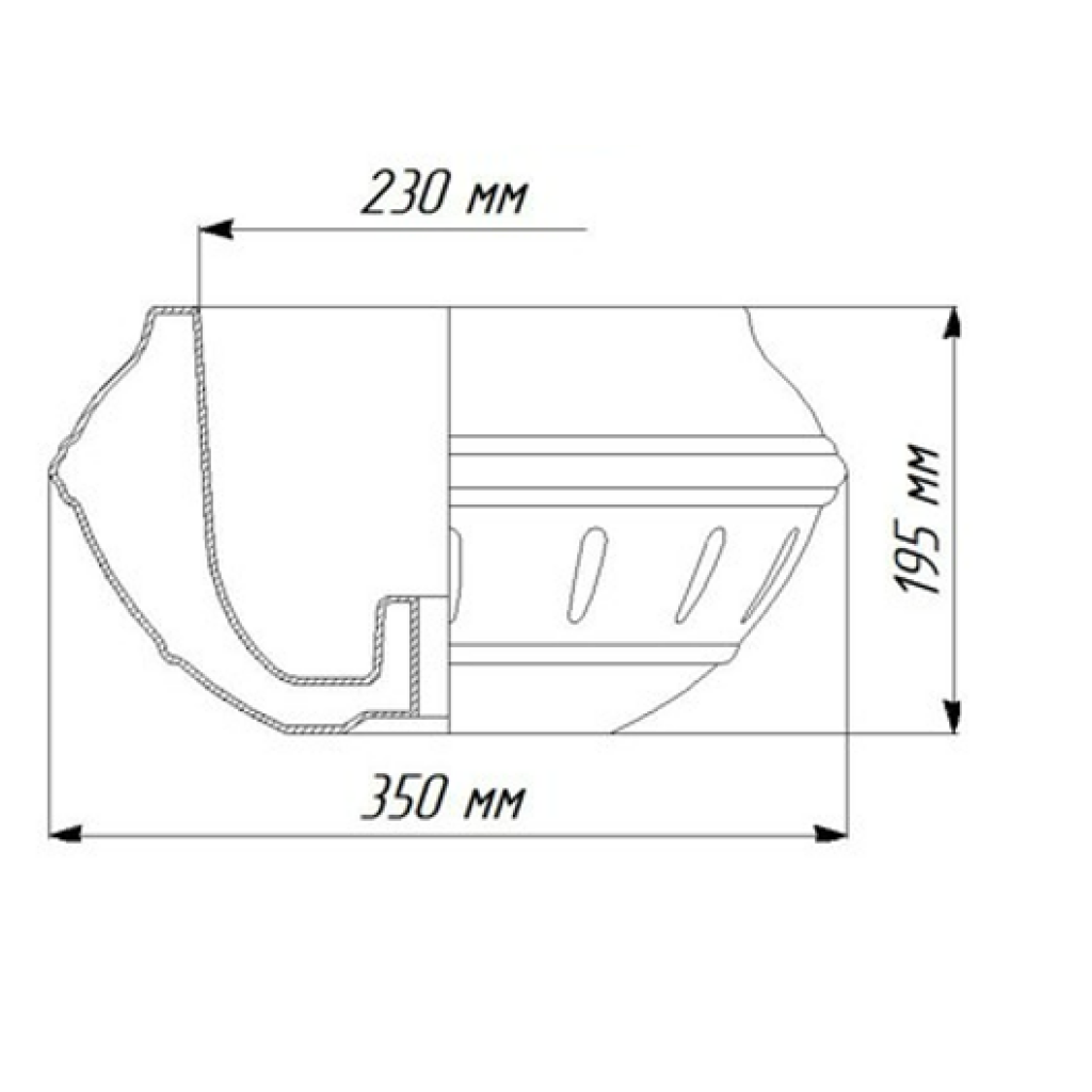 Округли ПЕ ТЕРРА лонац од теракоте са дуплим зидовима 350 (ГПД350)