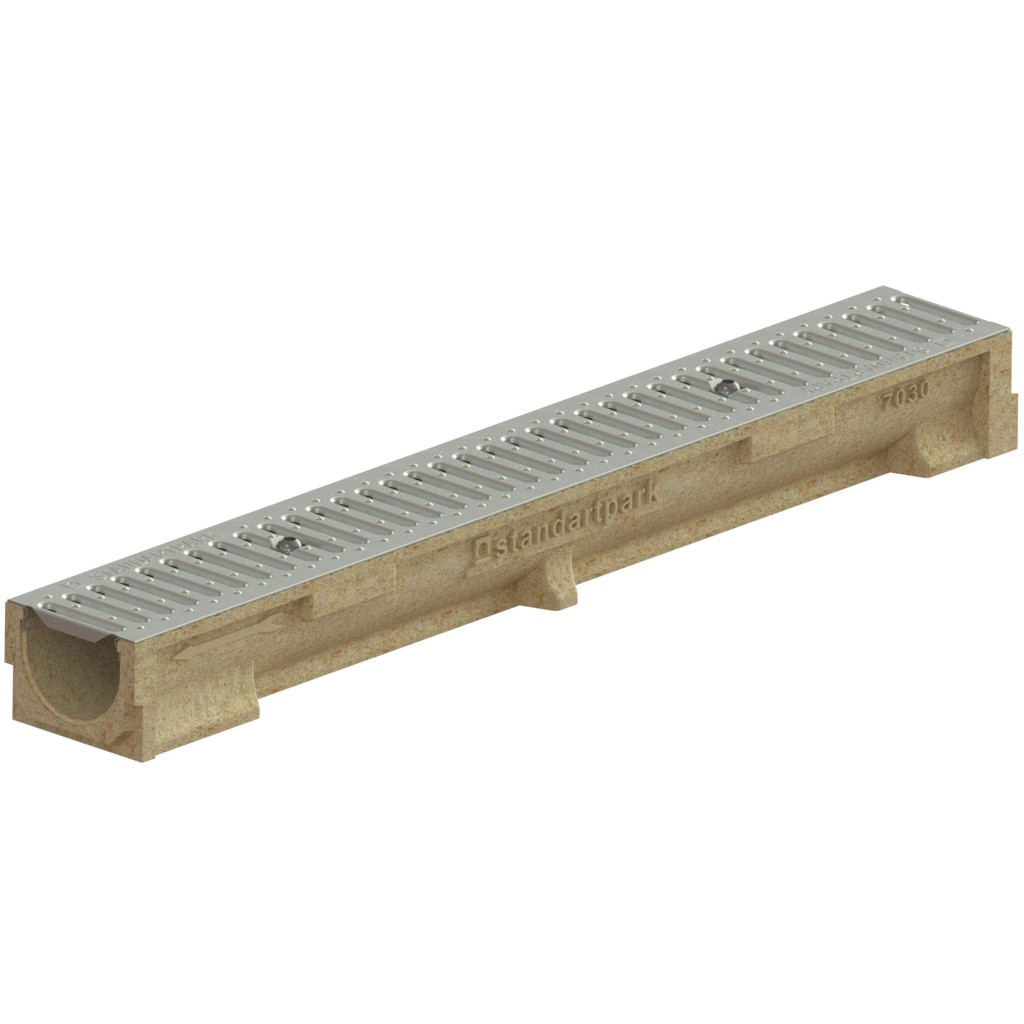 Комплет олука ПБ БАСИЦ ЛН100 Хект.102 роштиљ ОЗ А15 1000к138к102 (0703020101)