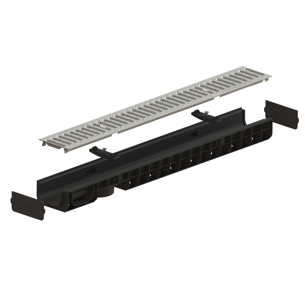 Комплет олука ПП БАСЕ ЛН100 Хект.80 роштиљ ОЗ А15 1000к145к80 (0801020101)