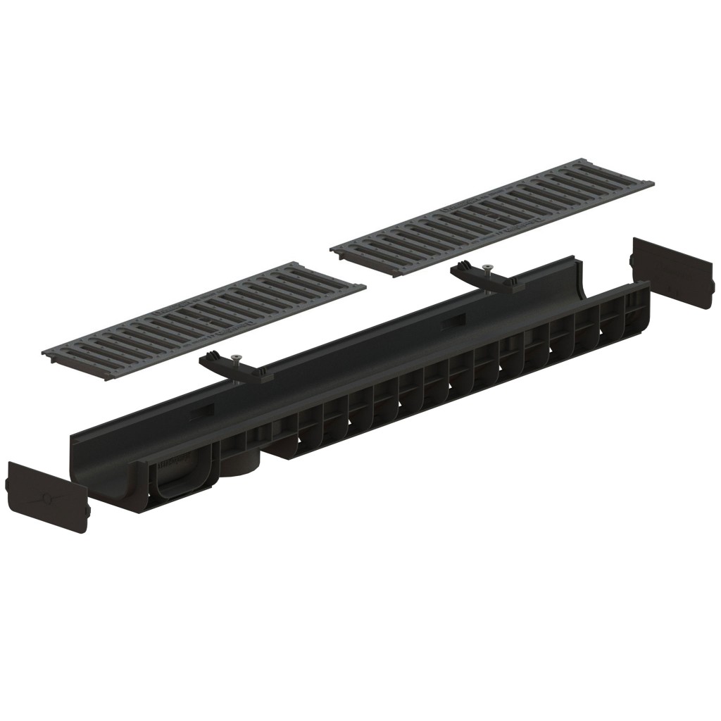 ПП олука комплет БАСЕ ЛН100 Хект.80 ПП решетка у уторима А15 1000к145к80 (08010208019)