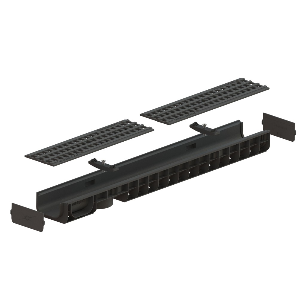 Комплет олука ПП БАСЕ ЛН100 Хект.80 роштиљ ПП А15 1000к145к80 (0801020801)