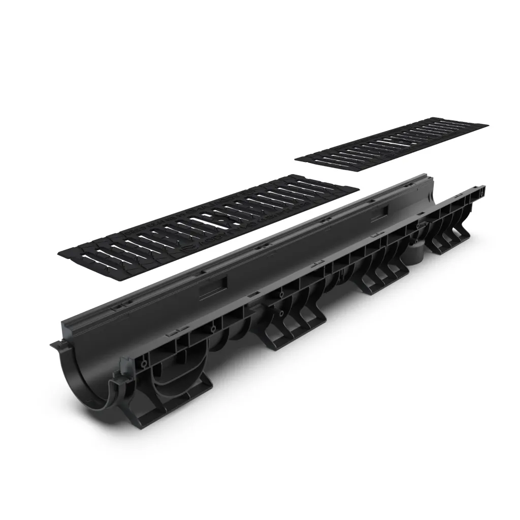 Комплет олука ПП БАСЕ ЛН100 Хект.120 решетка од ливеног гвожђа заштитна (против клизања) Ц250 1000к156к120 (08020203032)