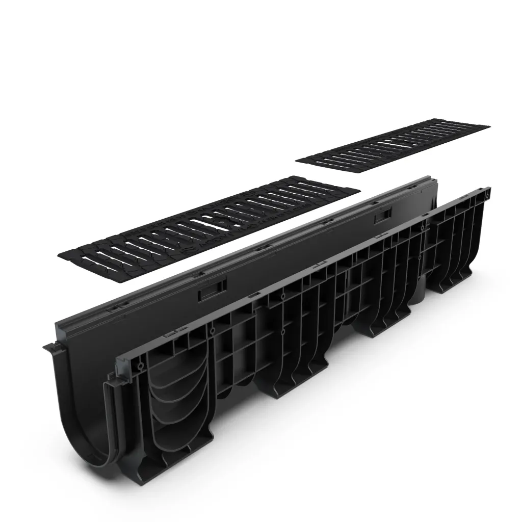 Комплет олука ПП БАСЕ ЛН100 Хект.200 решетка од ливеног гвожђа заштитна (неклизајућа) Ц250 1000к160к200 (08040203032)