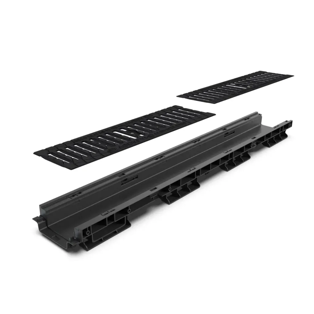 Комплет олука ПП БАСЕ ЛН100 Хект.60 решетка од ливеног гвожђа заштитна (неклизајућа) Ц250 1000к156к60 (08050203032)