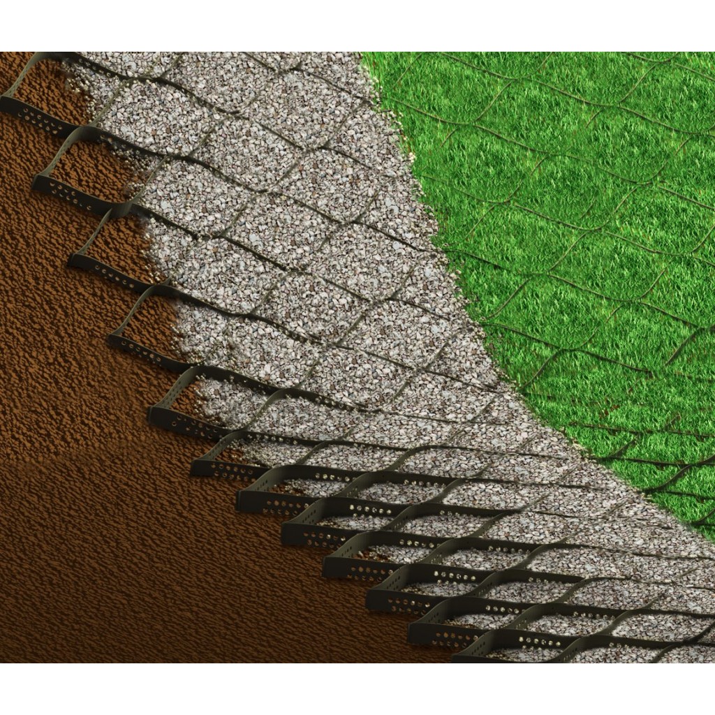 КИТ Геоцеллс ТЕРРА Хтот.50мм 2.5мк 6м 15.3м са укљученим анкерима од 10 ОЗ (8750930-10)