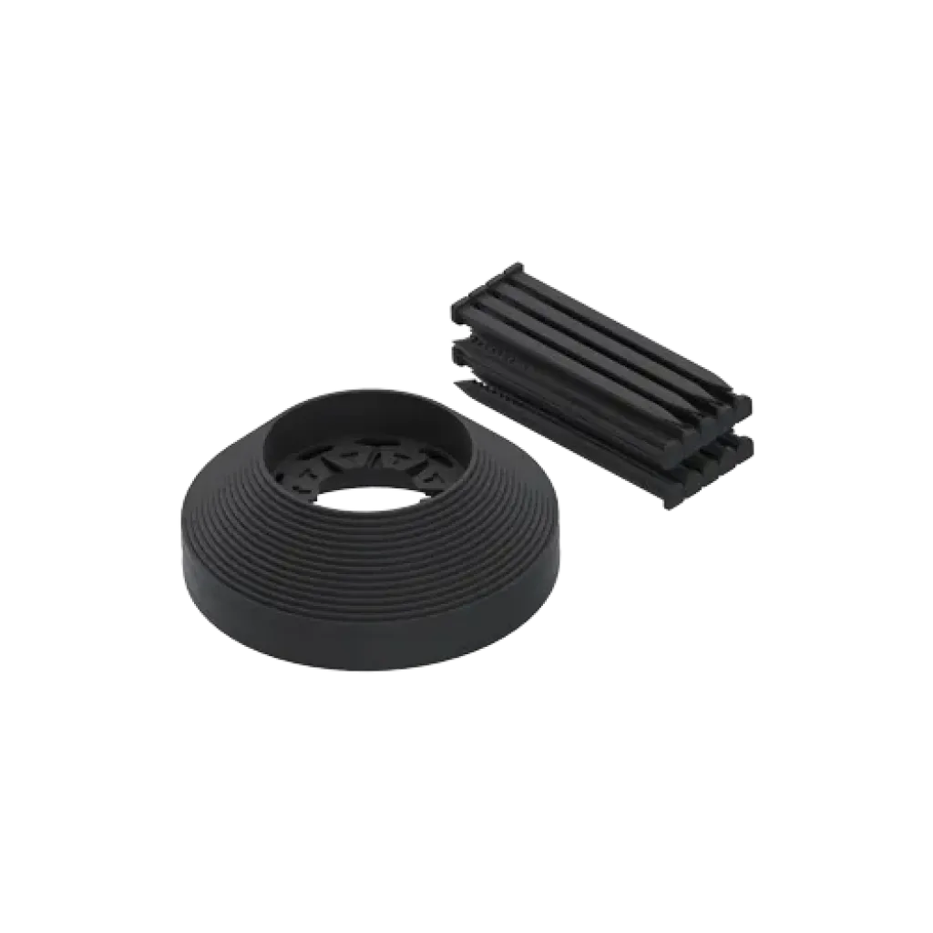 Гарнитура за башту ПЕ ТЕРРА НевФикЛигхт Блацк са анкерима (18 ком) и конекторима (1 ком) В38мм к Л9м (829404.18-БК)