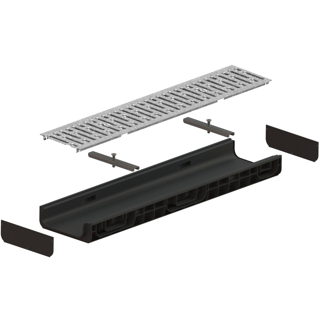 Комплет олука ПП БАСЕ ЛН200 Хект.80 роштиљ ОЗ А15 1000к256к80 (085102510)