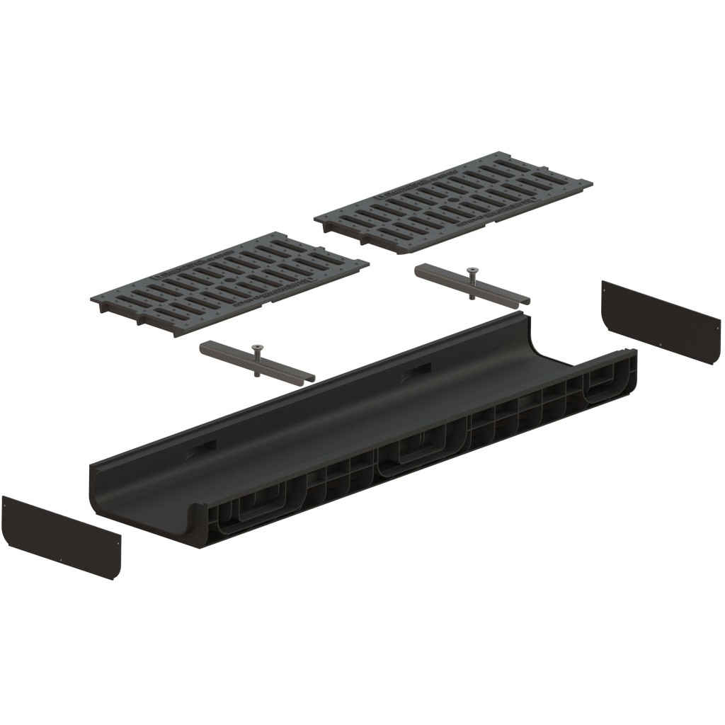 Комплет олука ПП БАСЕ ЛН200 Хект.80 роштиљ класична ЛИВЕ Ц250 1000к256к80 (0851025303)