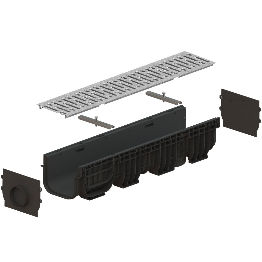 Комплет олука ПП БАСЕ ЛН200 Хект.200 роштиљ ОЗ А15 1000к256к200 (085402510)