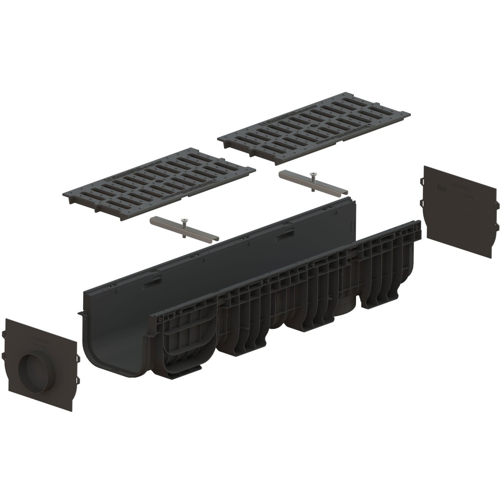 Комплет олука ПП БАСЕ ЛН200 Хект.200 роштиљ класична ЛИВЕ Ц250 1000к260к200 (0854025303)