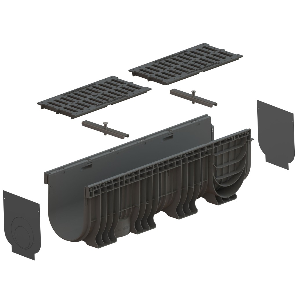 Комплет олука ПП БАСЕ ЛН200 Хект.300 роштиљ класична ЛИВЕ Ц250 1000к260к300 (0856025303)