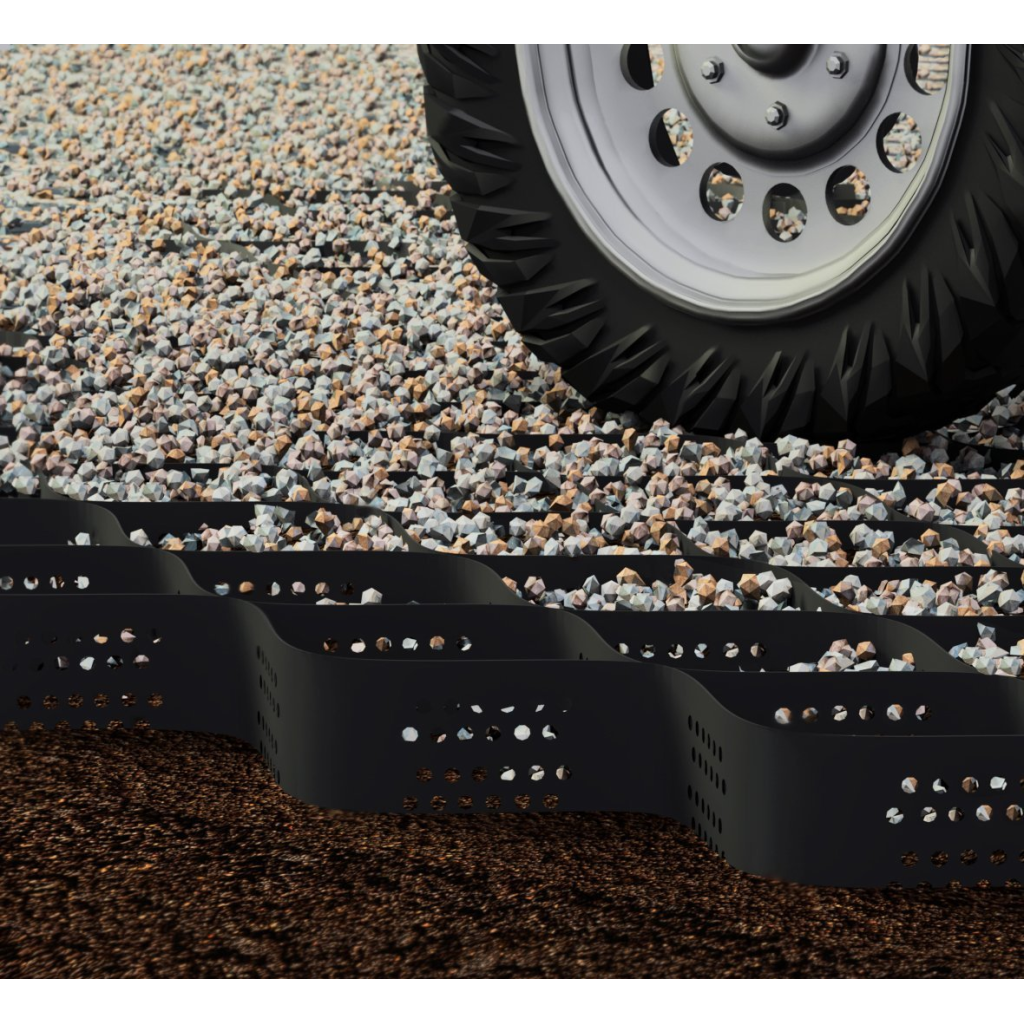 Геоцеллс ТЕРРА Хтот.50мм 2.5мк 6м 15.3м2 (8750)