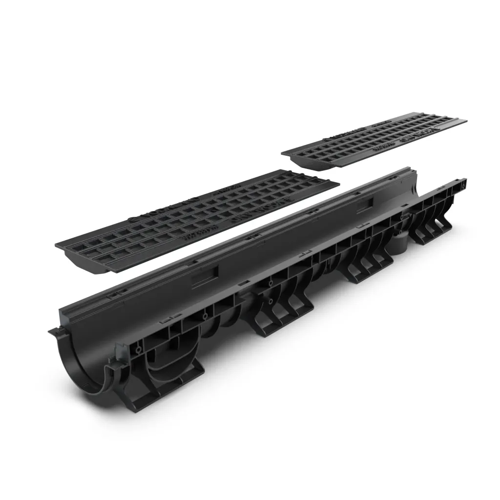 Комплет олука ПП БАСЕ ЛН100 Хект.120 решетка од ливеног гвожђа Б125 1000к156к120 (0802020402)