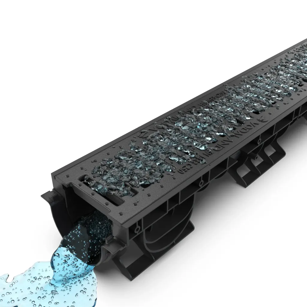 Комплет олука ПП БАСЕ ЛН100 Хект.150 роштиљ класична ЛИВЕ Ц250 1000к156к150 (08000203031)