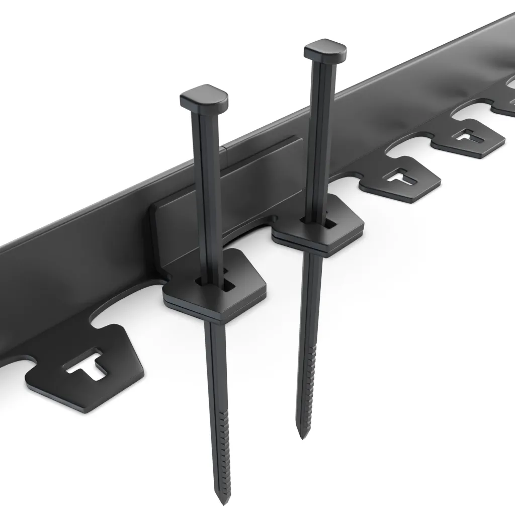 Гарнитура за башту ПЕ ТЕРРА НевФикЛигхт Блацк са анкерима (18 ком) и конекторима (1 ком) В38мм к Л9м (829404.18-БК)