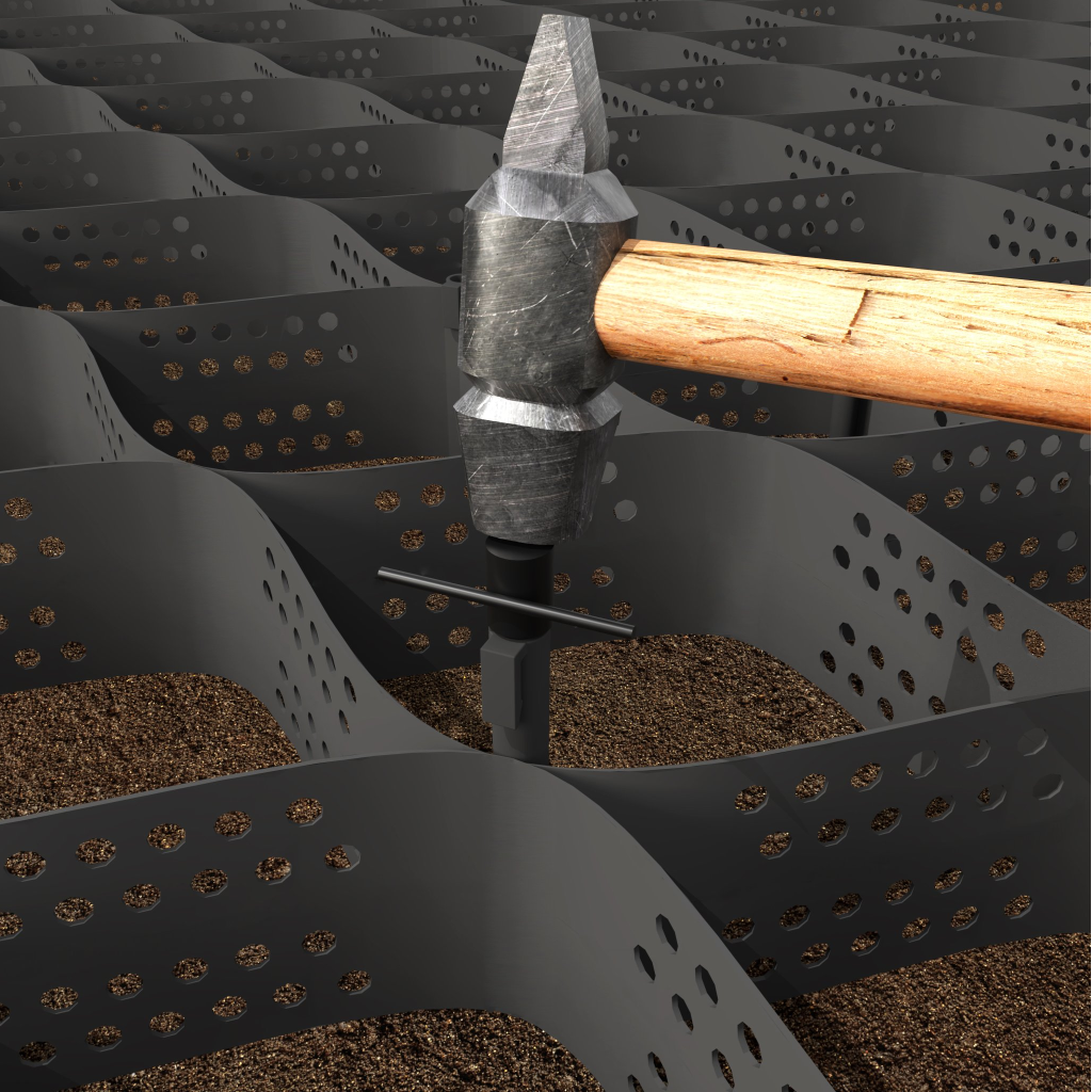 Геоцеллс ТЕРРА Хтот.50мм 2.5мк 6м 15.3м2 (8750)