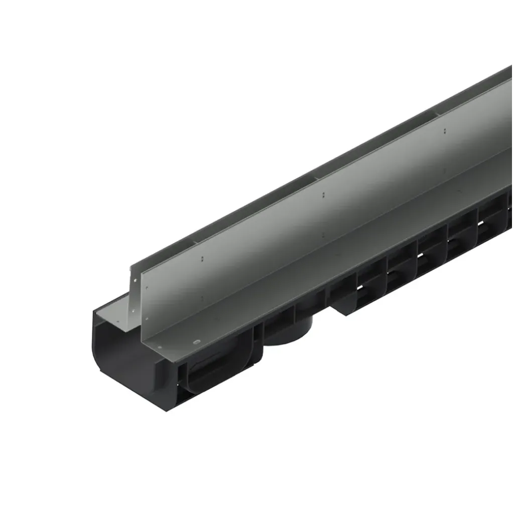 Комплет олука ПП БАСЕ ЛН100 Хтот.180 роштиљ ОЗ тип Фанта Х100мм А15-Ц250 1000к145к180 (080101Т100)