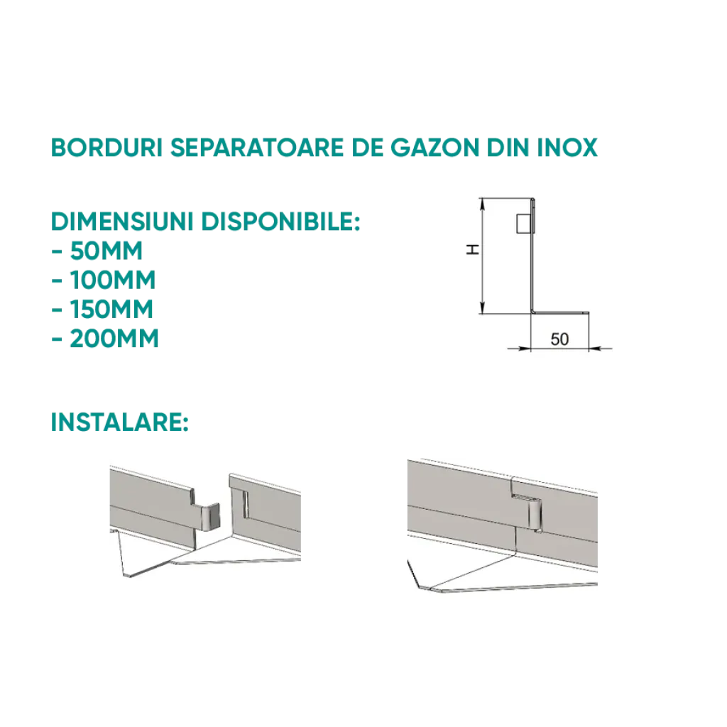 ИНОКС ИНОКС ТЕРРА ивичњак за поплочавање ЧЕЛИЧНИ КУРОВИ Д=1м В=150мм (ССЕД-150) ИНОКС ИНОКС ТЕРРА ивичњак за поплочавање ЧЕЛИЧНИ КУРОВИ Д=1м В=150мм (ССЕД-150)